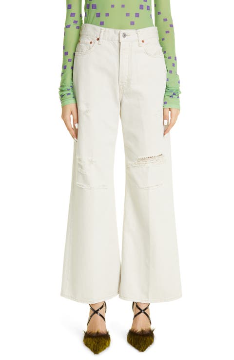 High Waist Rip Relaxed Fit Jeans