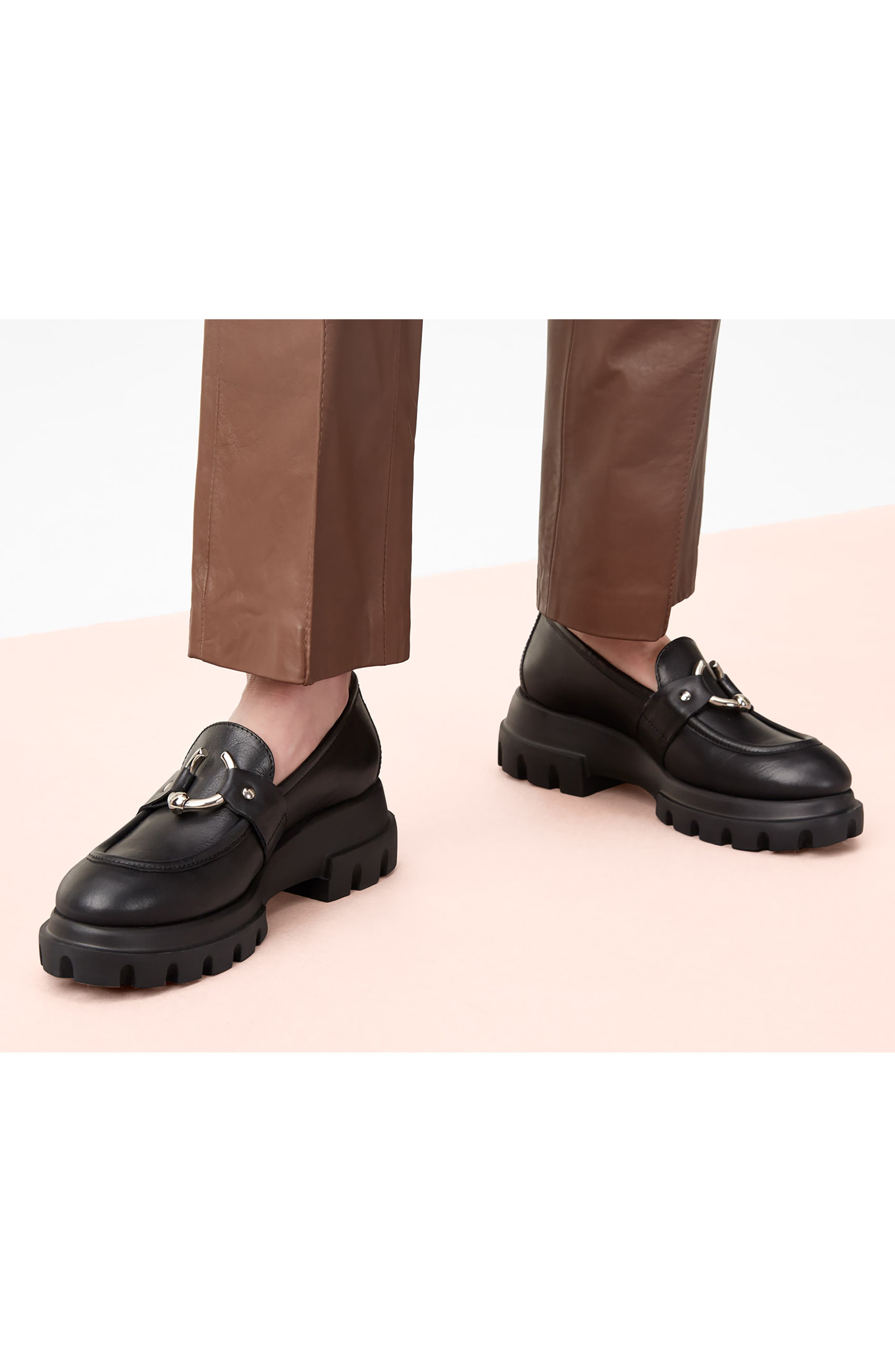 Monique Bit Loafer, Alternate, color, BLACK