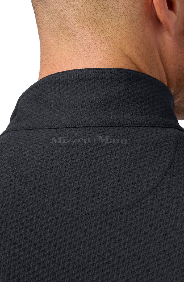 Mizzen+Main Easton Textured Quarter Zip Pullover, Alternate, color, 