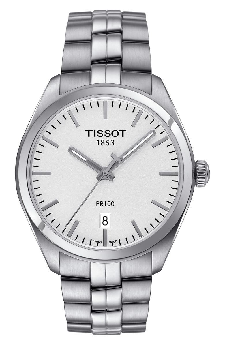 Tissot PR100 Bracelet Watch, 39mm, Main, color,