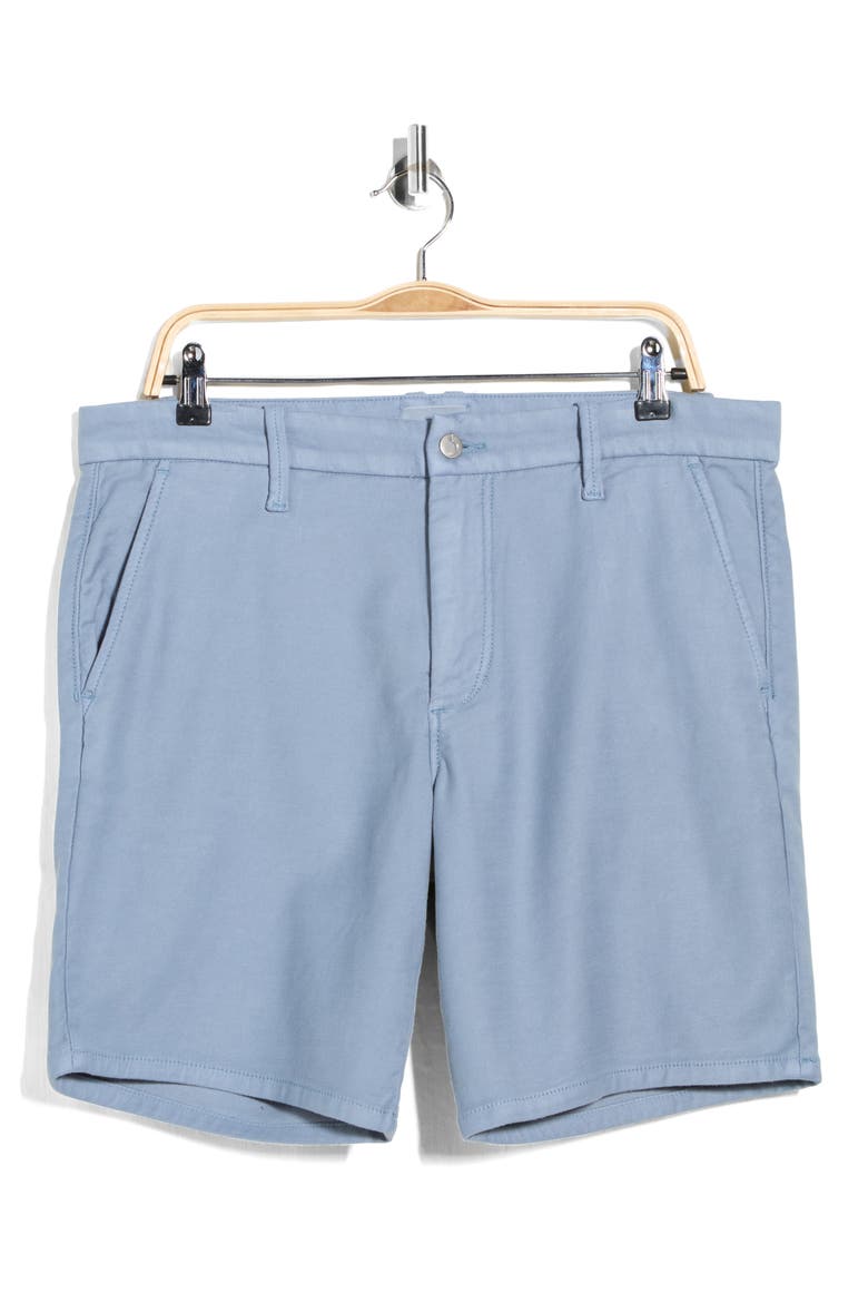 The Airsoft Slim Straight Leg Terry Chino Shorts, Alternate, color, WINDWARD BLUE