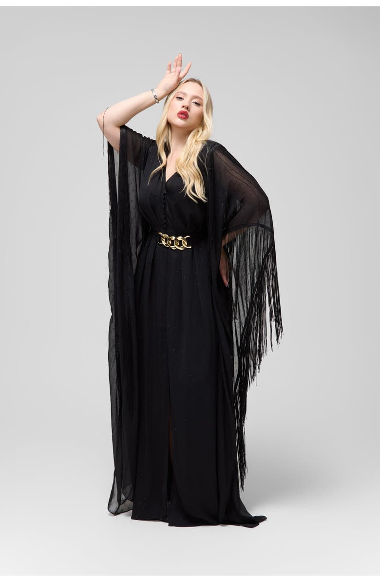 Le Fafo Juliana Dress, Alternate, color, Black