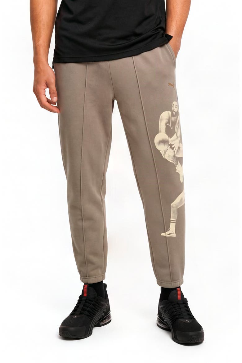 Memory Lane Cotton Blend Sweatpants, Main, color, MOUSE GRAY