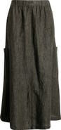 Eileen Fisher Organic Linen Cargo Skirt