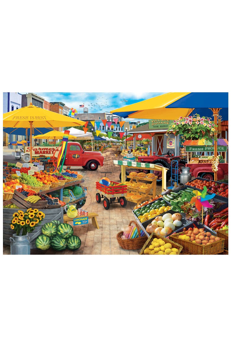 Market Square 1000 Piece Jigsaw Puzzle, Alternate, color, Multicolor