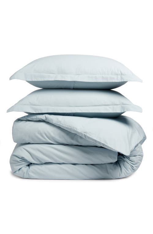 Nordstrom Organic Cotton Percale Duvet & Shams Set In Blue