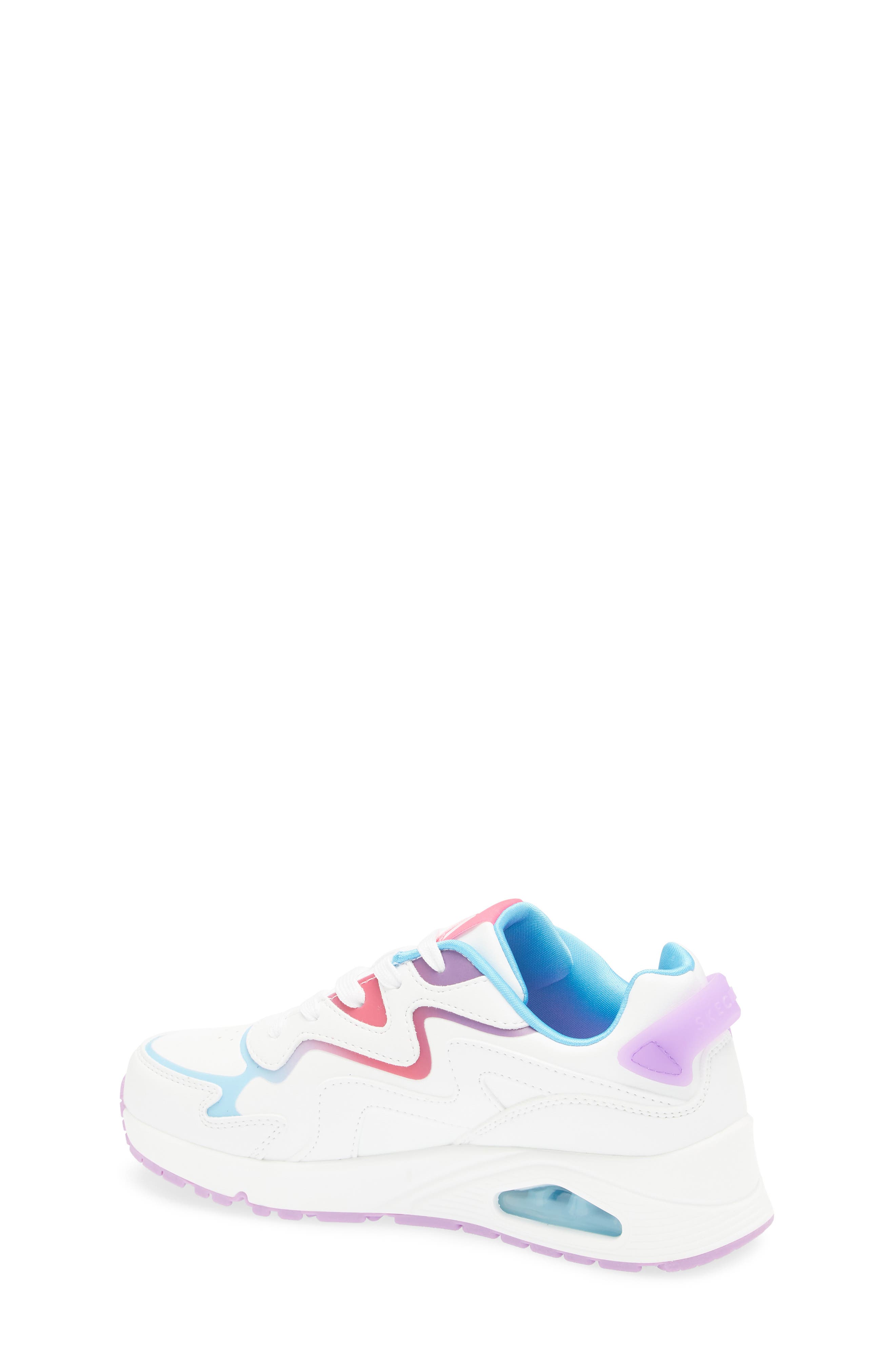 Kids' Uno Gen1 Sneaker, Alternate, color, WHITE SYNTHETIC/ MULTI TRIM