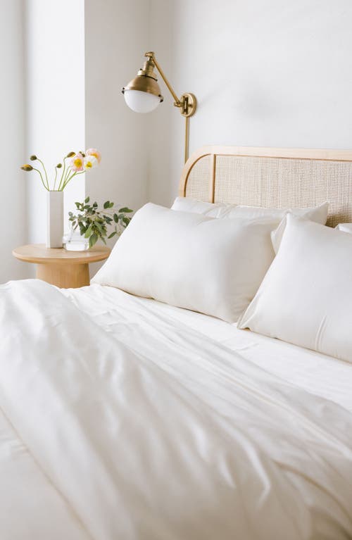 Cozy Earth Set Of 2 Wrinkle Resistant Pillowcases In Creme