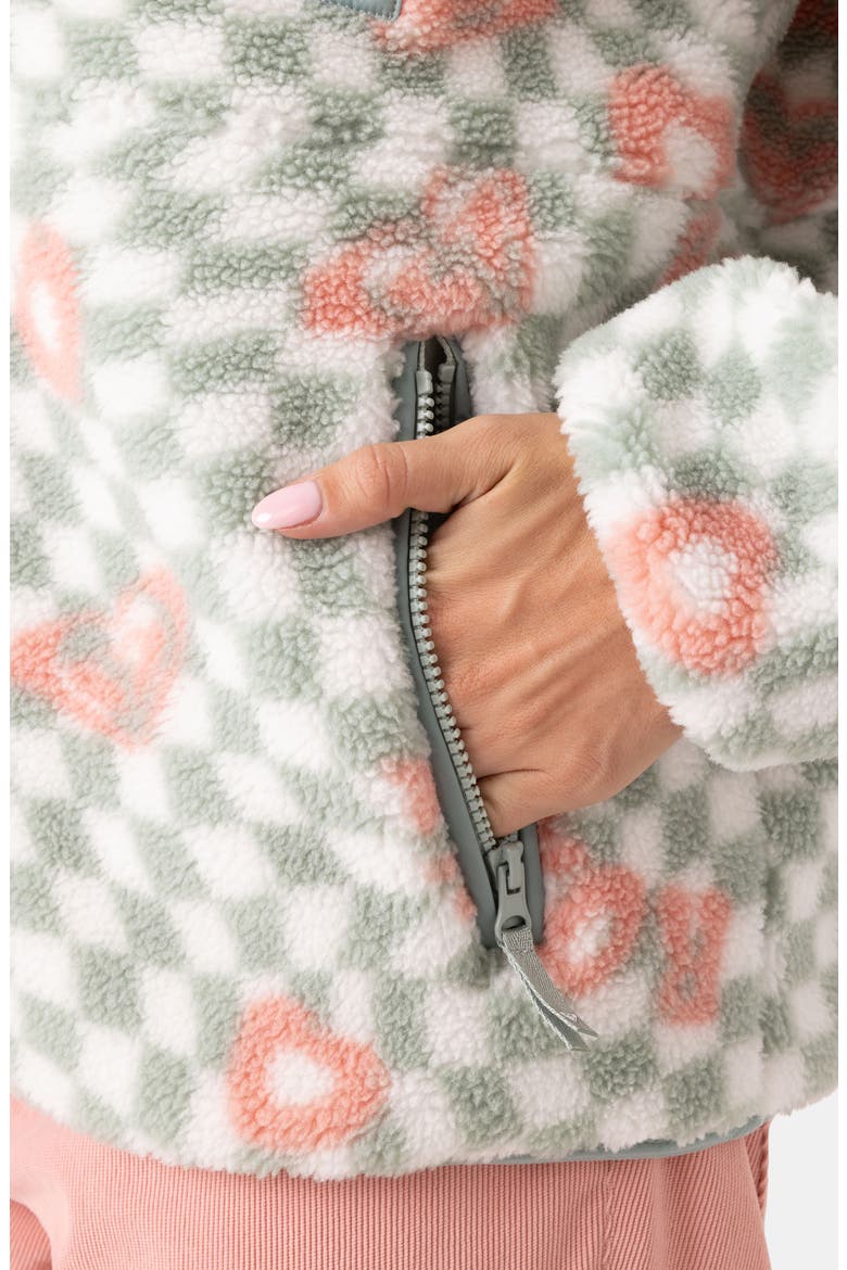 Axel Fleece Jacket, Alternate, color, CROSS YOUR
