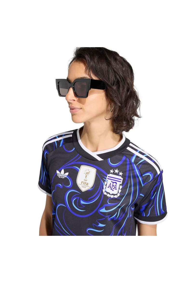 Women's adidas  Black Argentina National Team 2026 Away Replica Jersey, Alternate, color, Black
