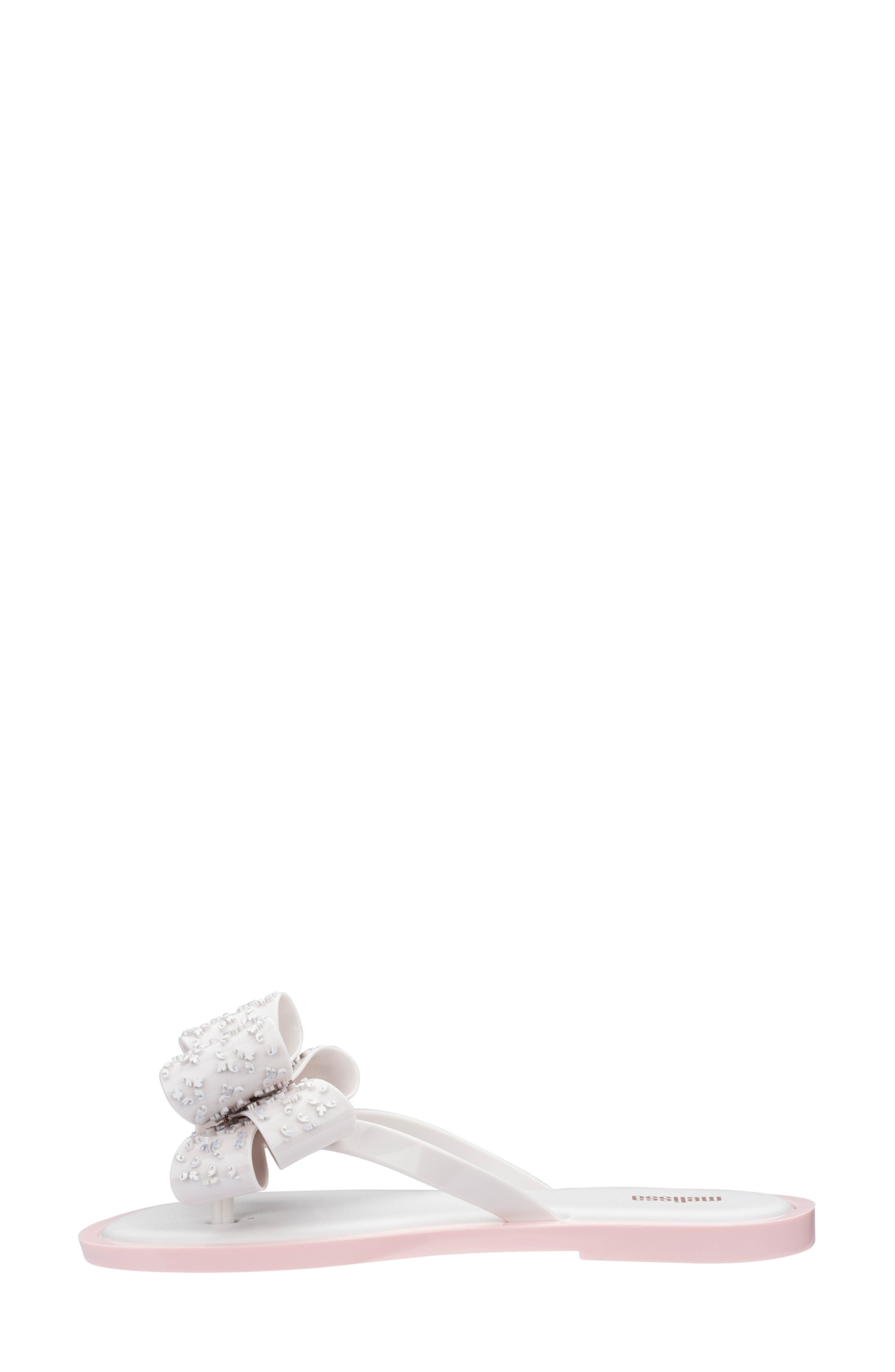 Sweet Flip Flop, Alternate, color, WHITE/ PINK