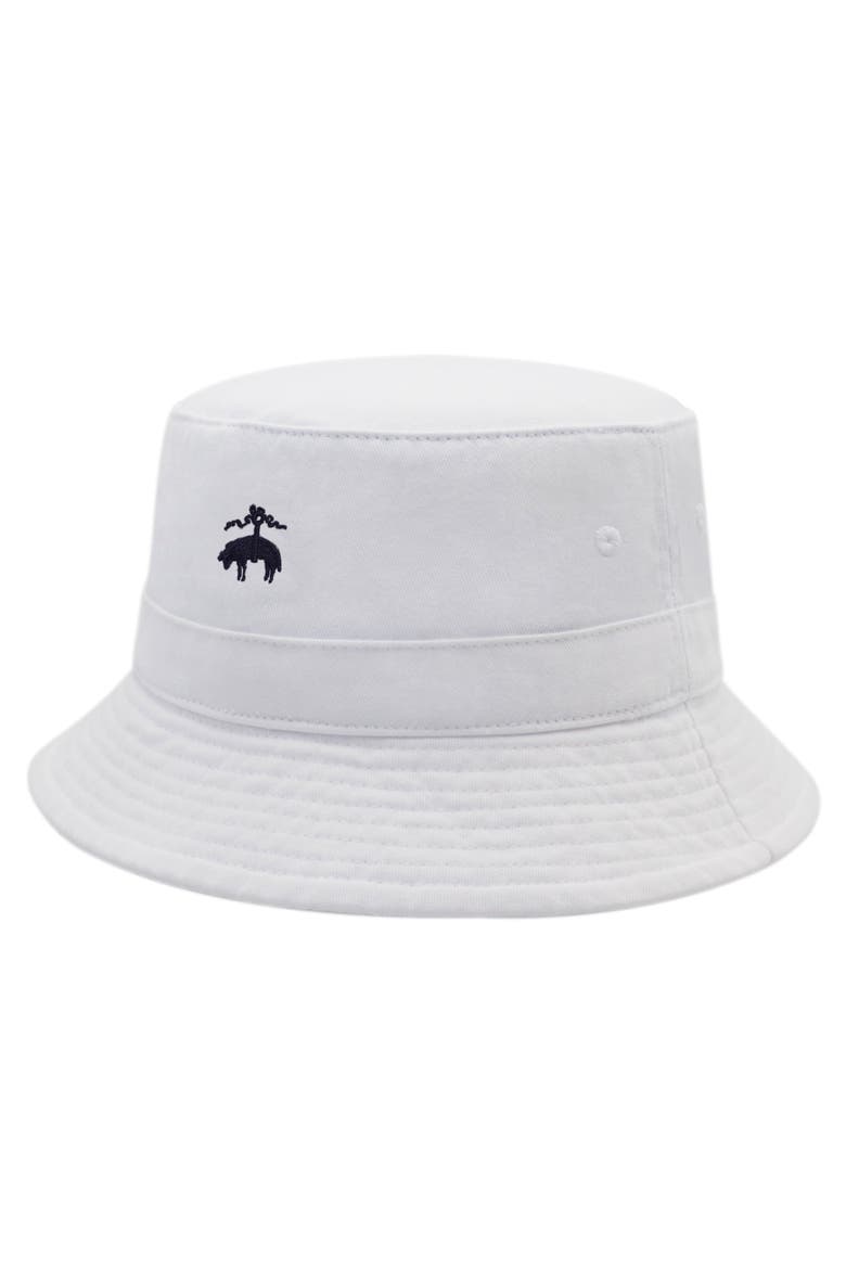 Cotton Twill Bucket Hat, Main, color, White