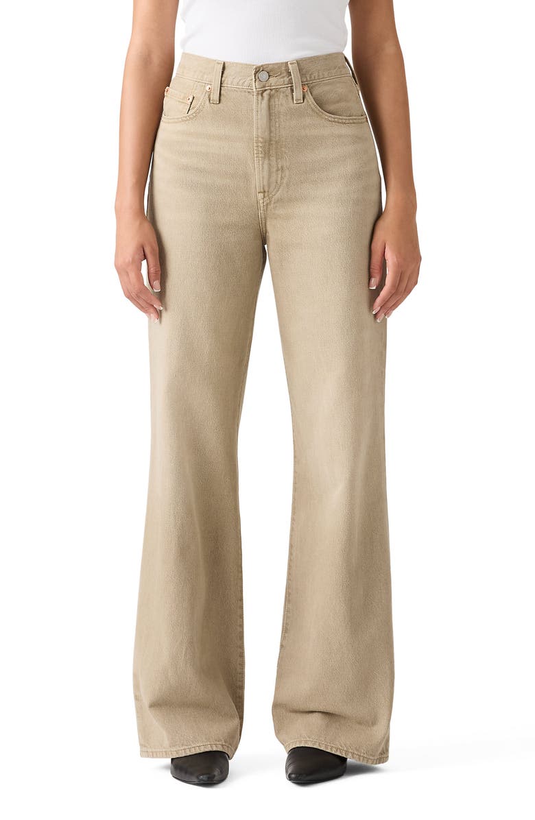Levi's Ribcage High Waist Wide Leg Jeans, Main, color, Chipped Winter Twig