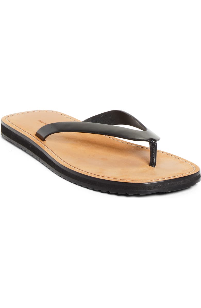 The Row Dune Classic Ginza Flip Flop, Main, color, Black