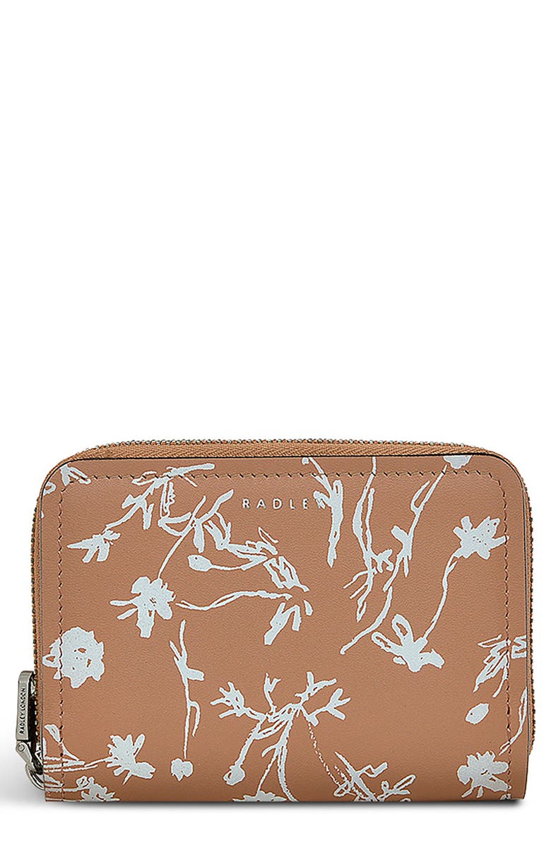 Radley Blooming Lovely Zip Around Wallet, Main, color, Chai