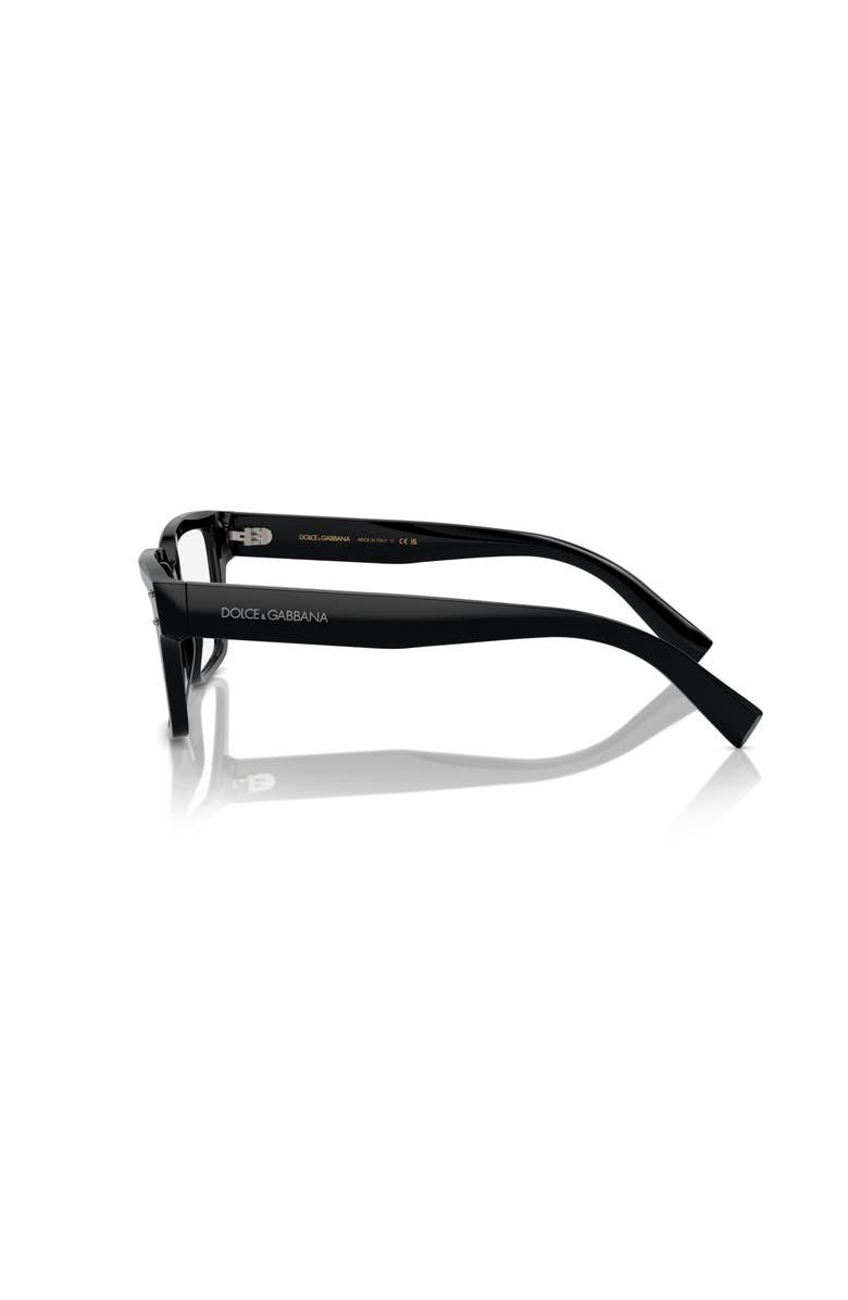 Dolce&Gabbana 53mm Square optical glasses, Alternate, color, Black
