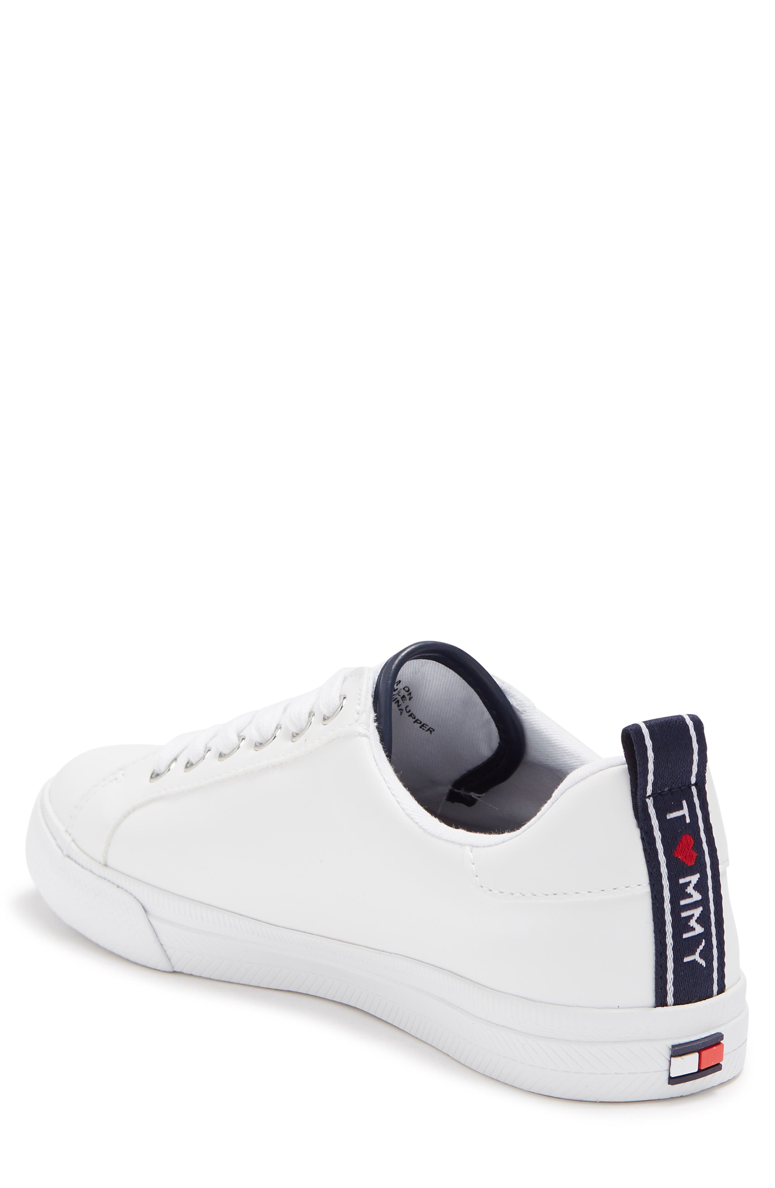 Tommy Hilfiger Landon Striped Sneaker, Alternate, color, Whmll