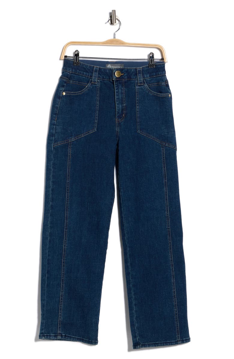 Democracy Front Seam Crop Jeans, Alternate, color, Blue