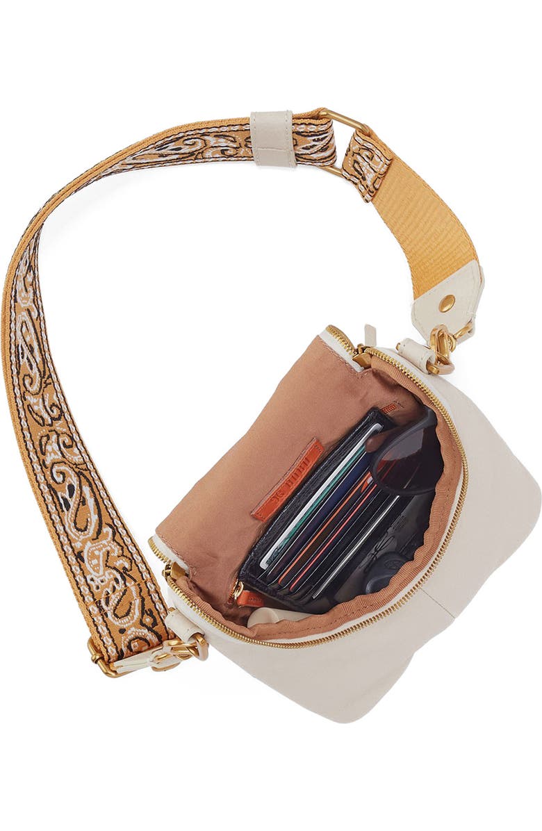 HOBO Fern Leather Crossbody Bag, Alternate, color, Birch