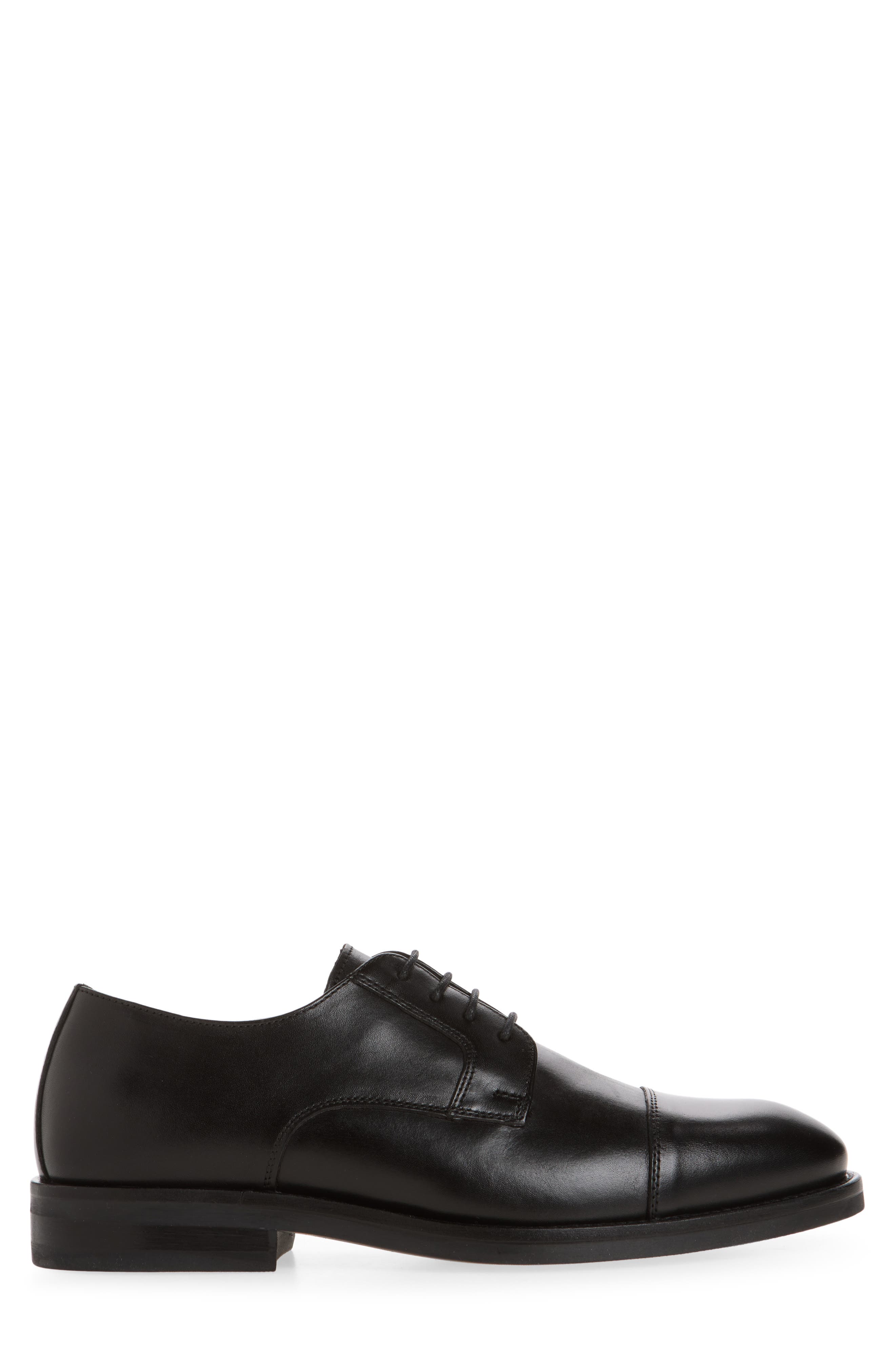 Martin Cap Toe Derby, Alternate, color, BLACK