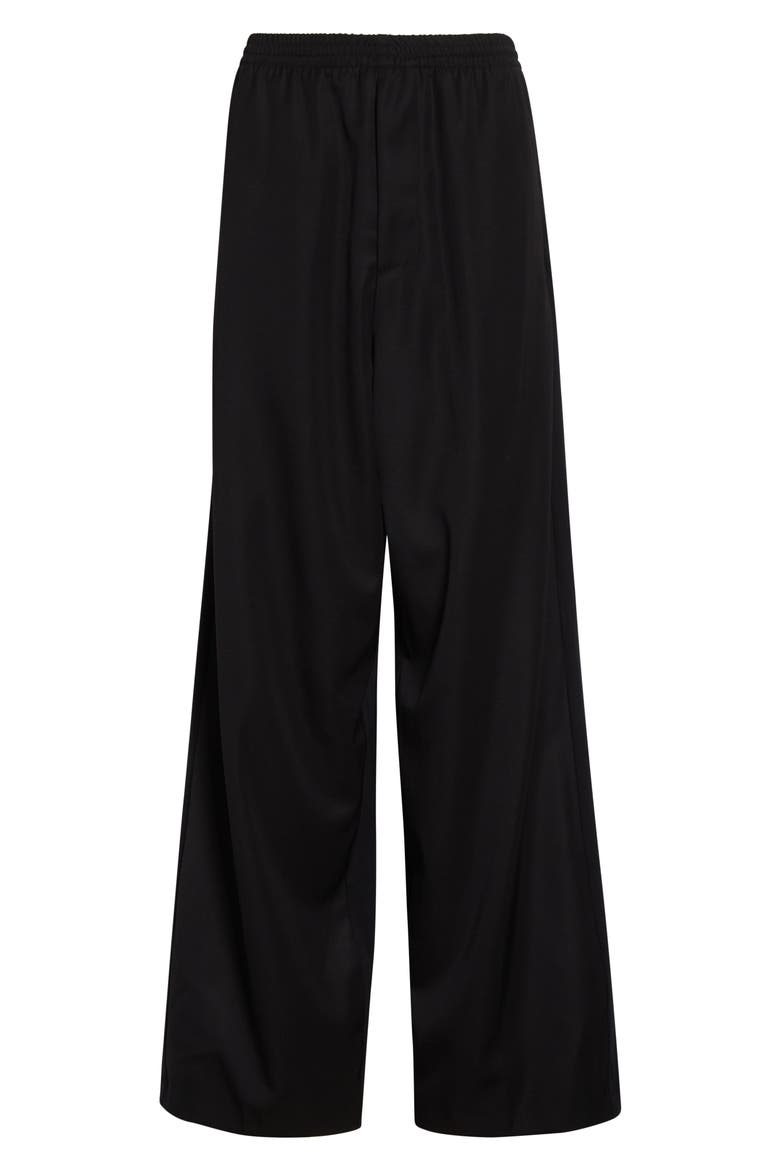 Wool Tailored Pants, Alternate, color, 1000 BLACK