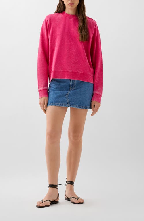 Scalpers Padded Marble Sweater In Pink