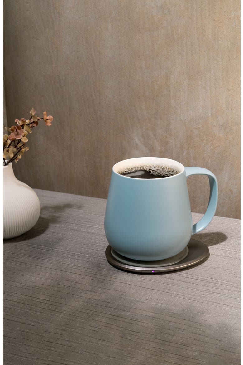 Ui+ Mug & Warmer Set, Alternate, color, MOONMIST BLUE