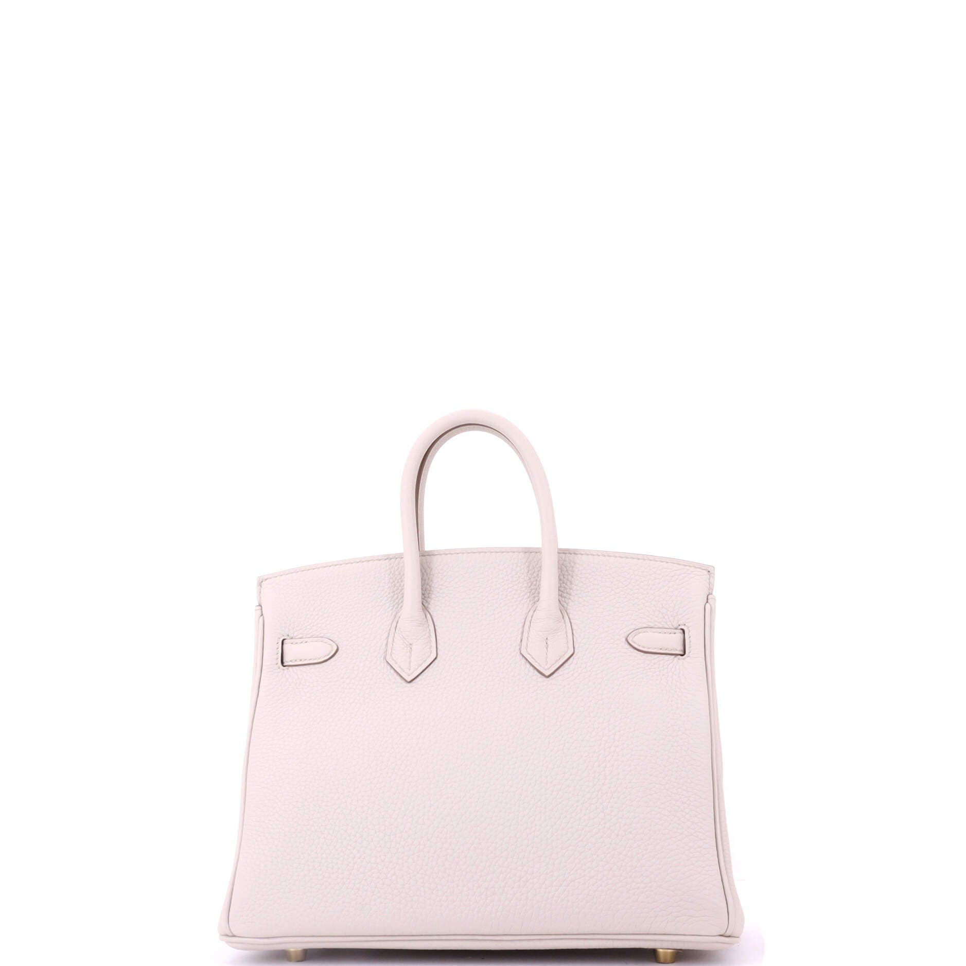 Pre-Owned Hermes Birkin Handbag Light Togo with Gold Hardware 25, Alternate, color, Beton