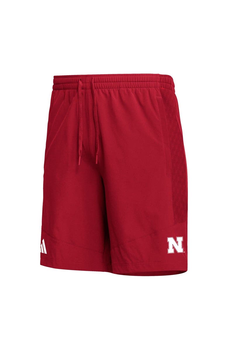 adidas Men's adidas Scarlet Nebraska Huskers AEROREADY Shorts, Alternate, color, Scarlet