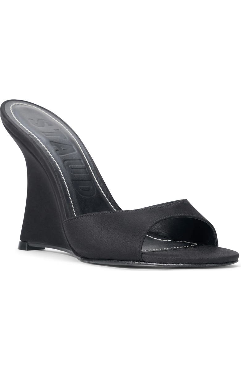 STAUD Brigitte Wedge Sandal, Main, color, Black