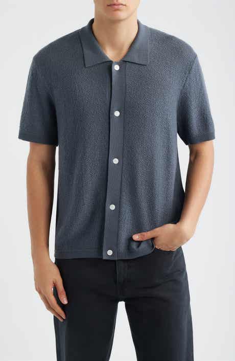 Short Sleeve Wool Cardigan