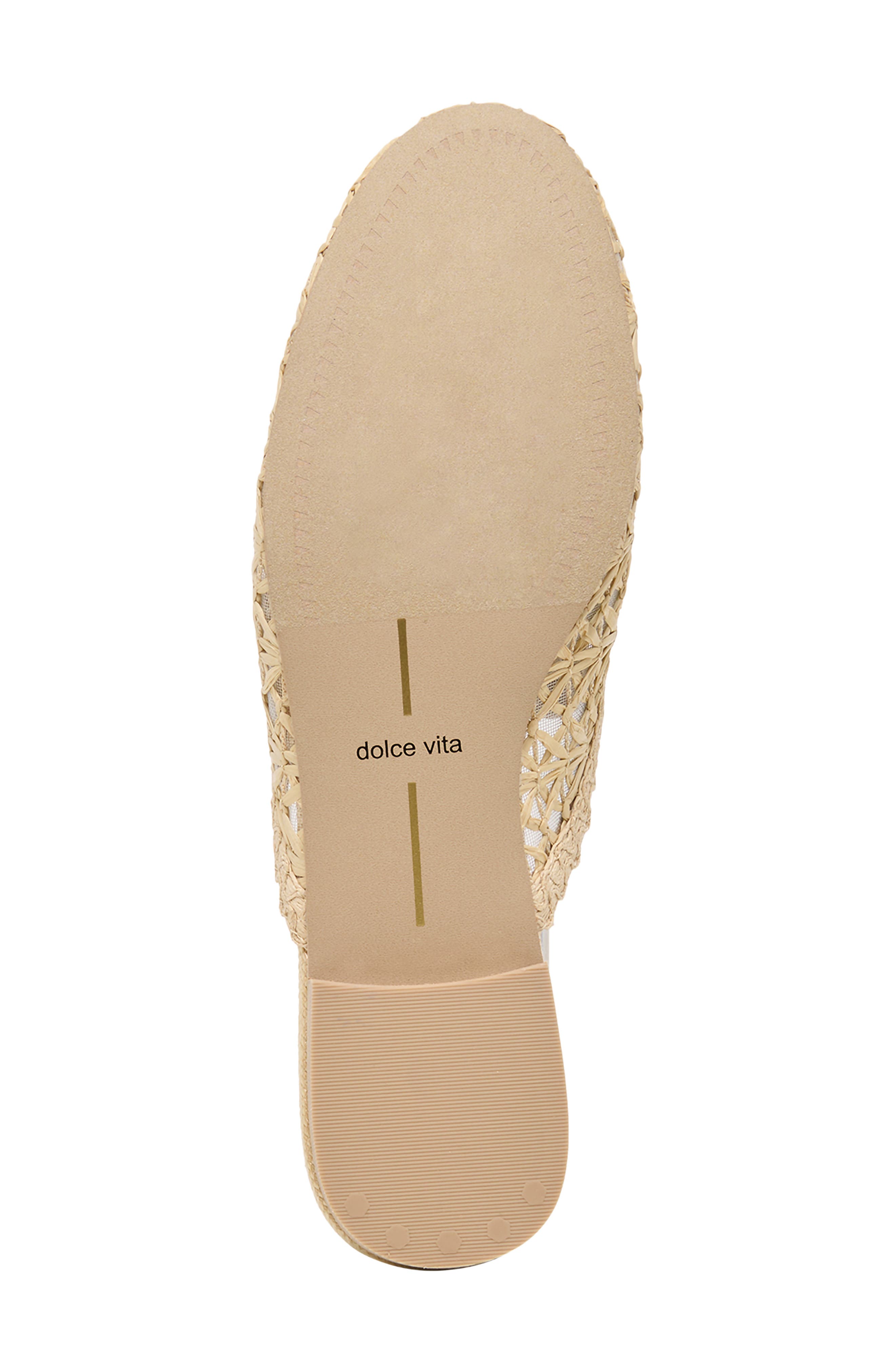 Kirt Mule, Alternate, color, NATURAL CROSS HATCH RAFFIA