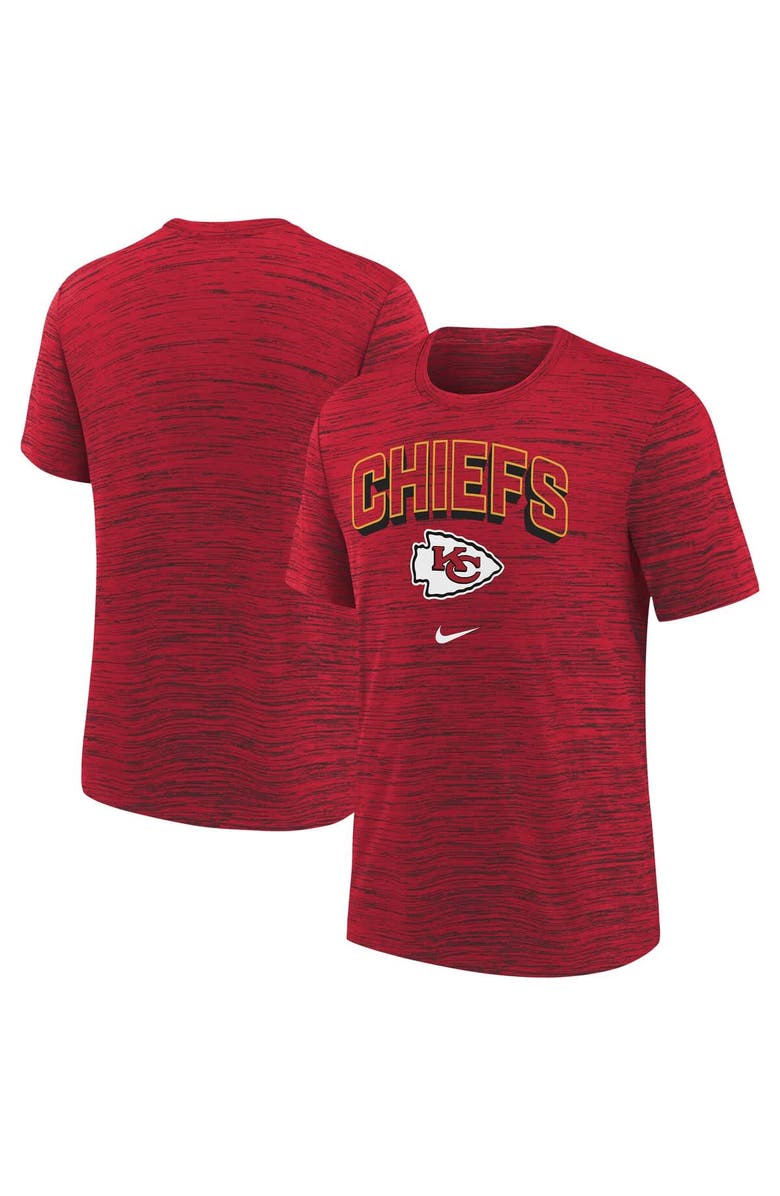 Nike Youth Nike  Red Kansas City Chiefs Sideline Velocity Performance T-Shirt, Main, color, 