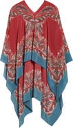 Etro Paisley Silk Poncho