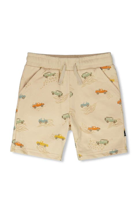Elastic Waist Jeep French Terry Shorts (Toddler, Little Kid & Big Kid)