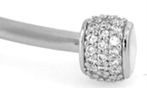 Dean Davidson Juliette Pavé Twist Bangle In Silver