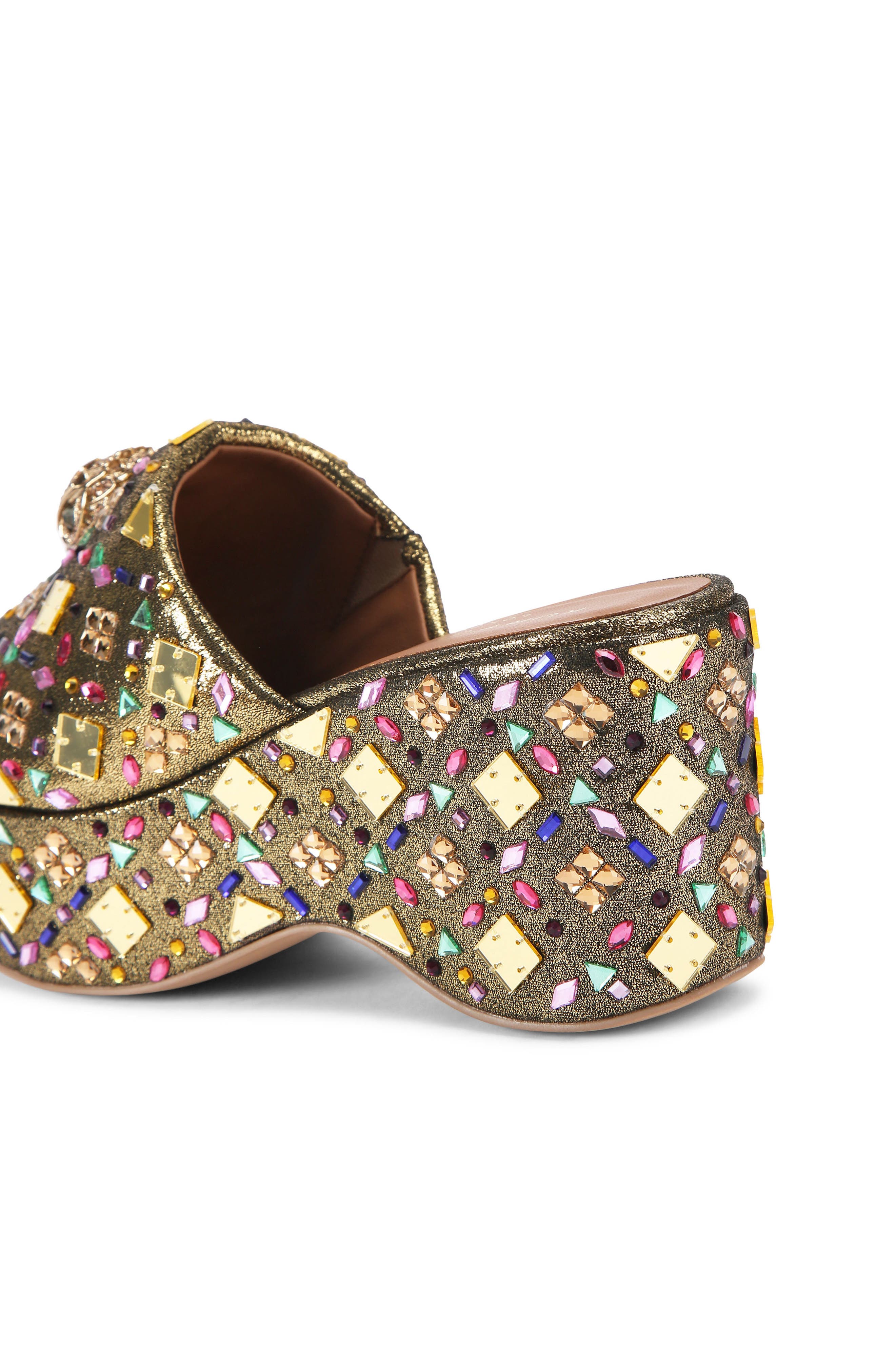 Kurt Geiger London Kensington Lamé Platform Sandal, Alternate, color, 