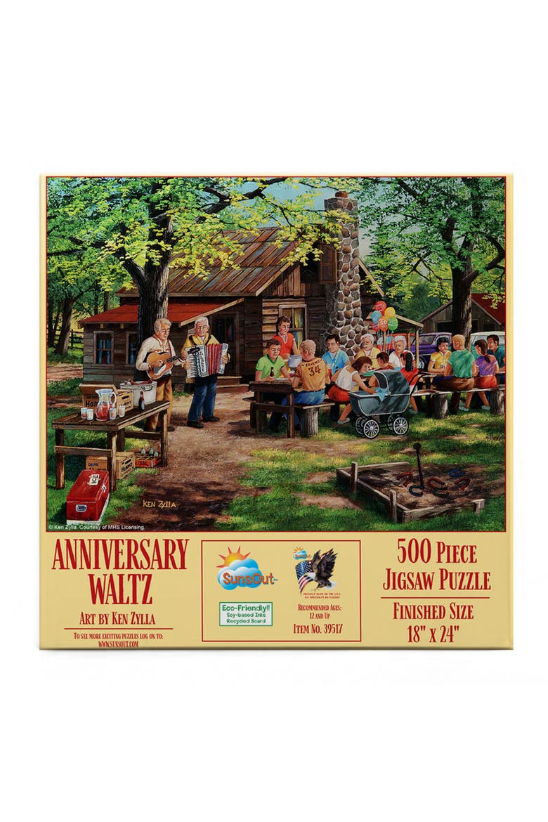 Anniversary Waltz 500 piece Jigsaw Puzzle for Adults, Alternate, color, Multicolor