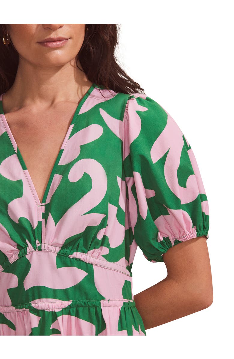 Ro&Zo Short Puff Sleeve Dress, Alternate, color, 