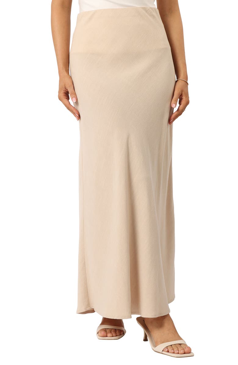 Petal & Pup Nellie Woven Skirt, Main, color, Oatmeal