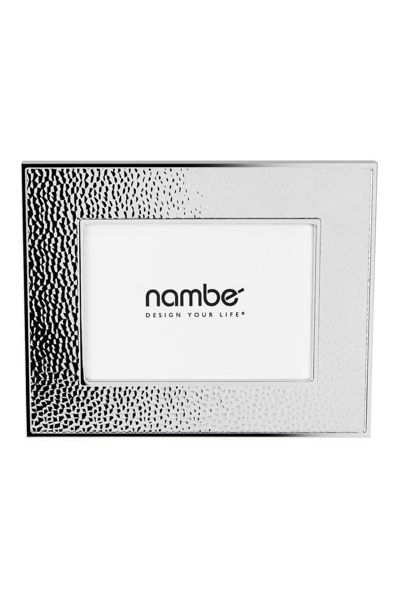 Hammered 5 x 7-Inch Picture Frame, Alternate, color, SILVER