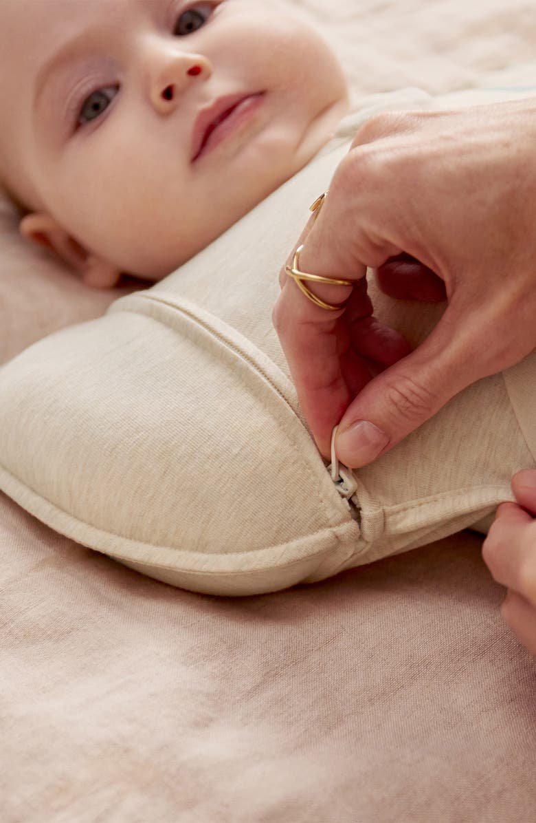 LOVE TO DREAM Swaddle Up<sup>™</sup> 1.0 TOG Stretch Cotton Fleece Swaddle, Alternate, color, Oat