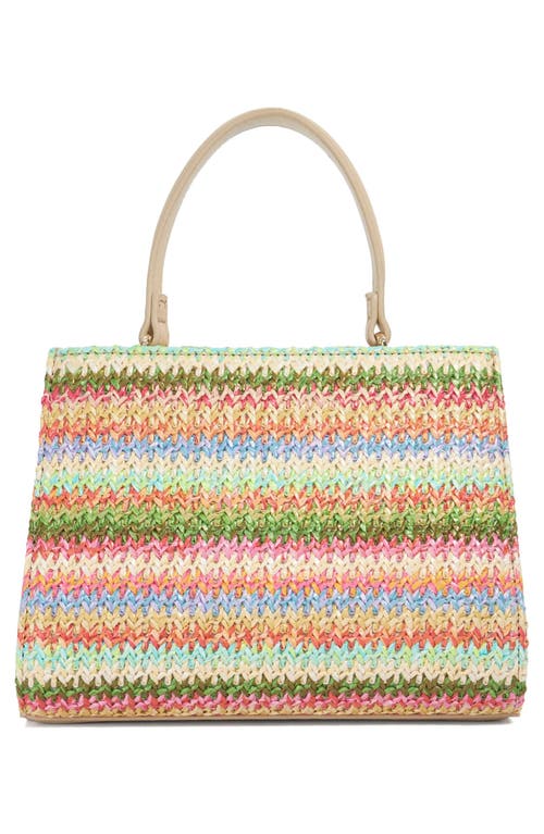 Dune London Dilly Top Handle Bag In Multi Raffia