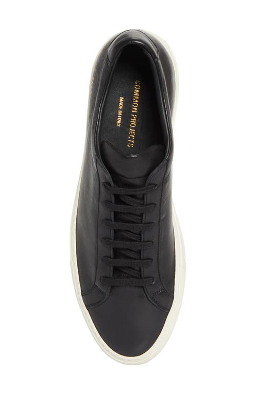 Common Projects Original Achilles Leather Sneakers In Black