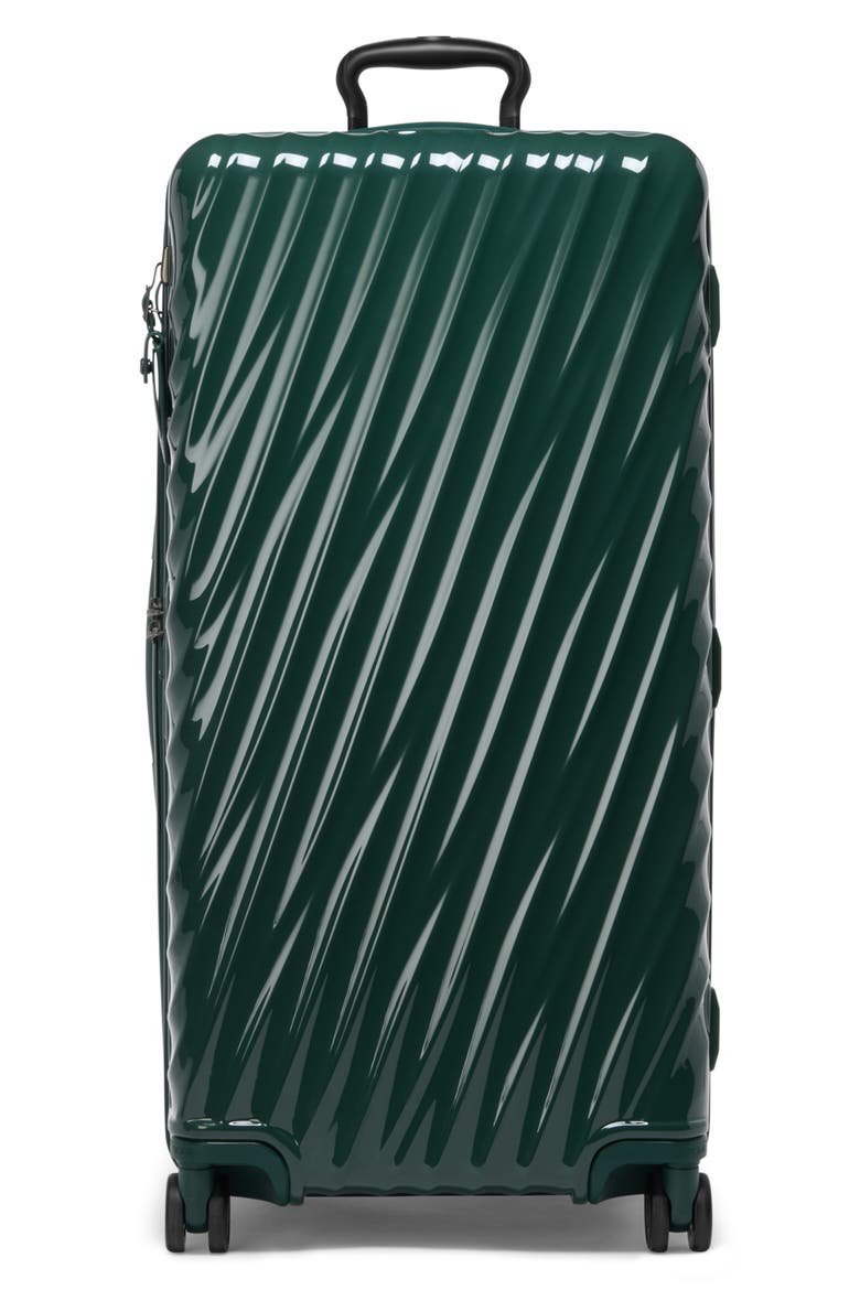 19 Degree Large Trunk Hardside Spinner, Main, color, DEEP PINE