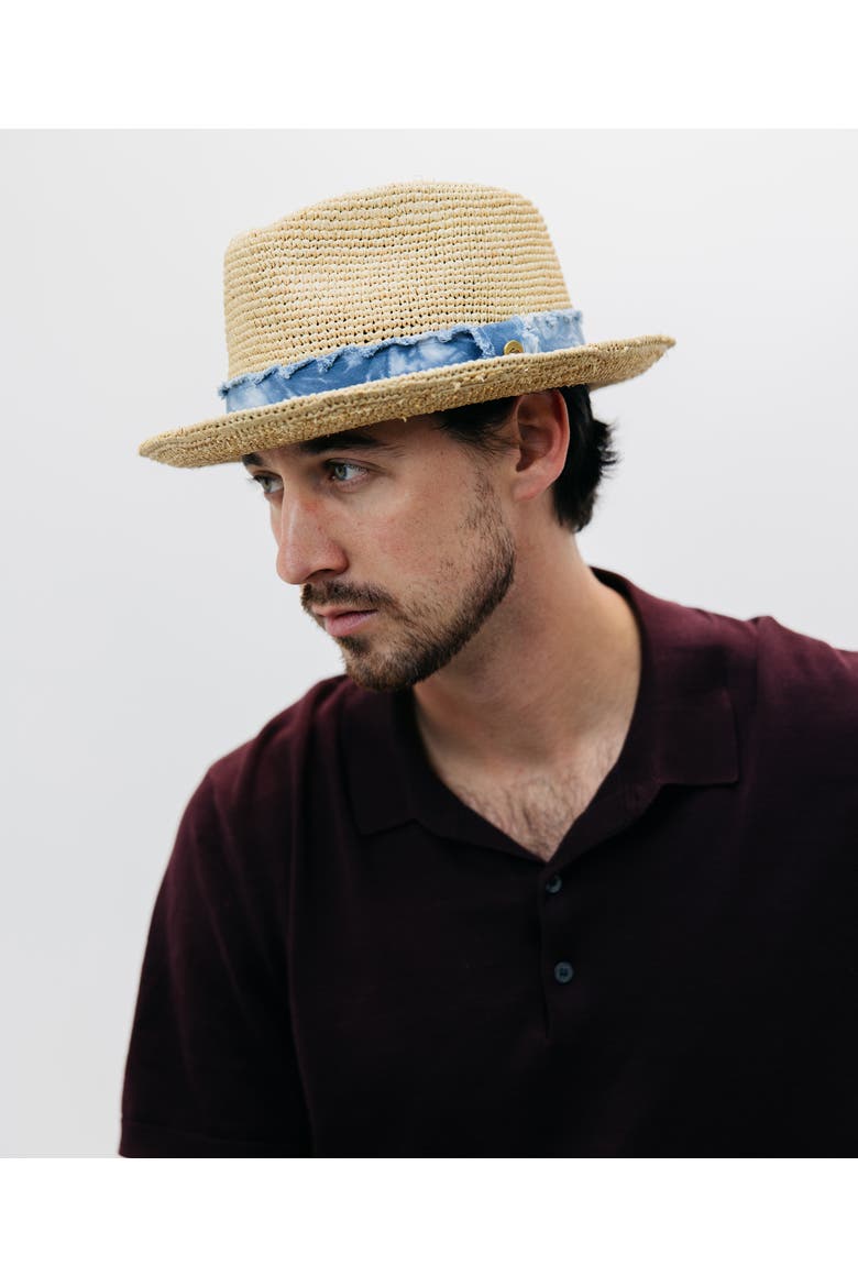 Paulo Packable Fedora, Alternate, color, NATURAL