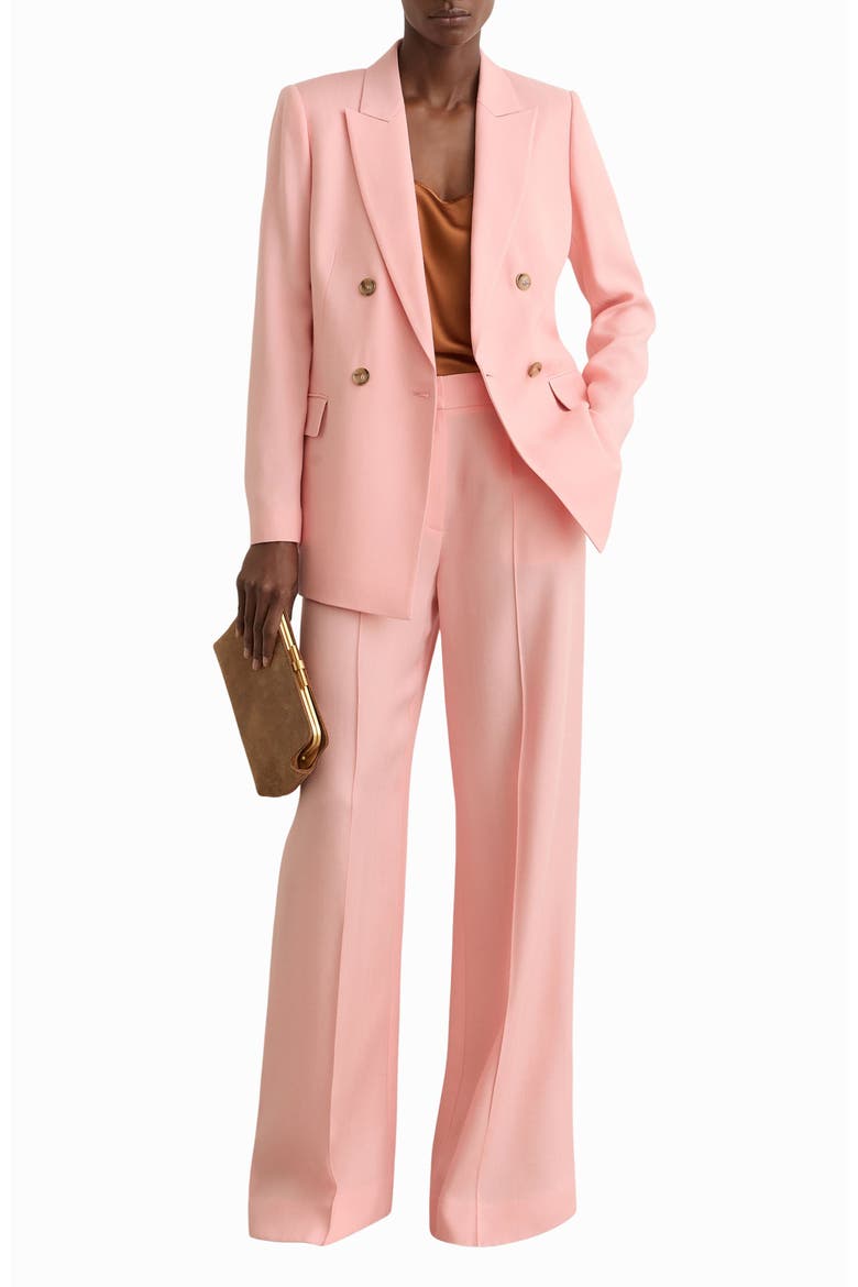 Magda Double Breasted Blazer, Alternate, color, PINK