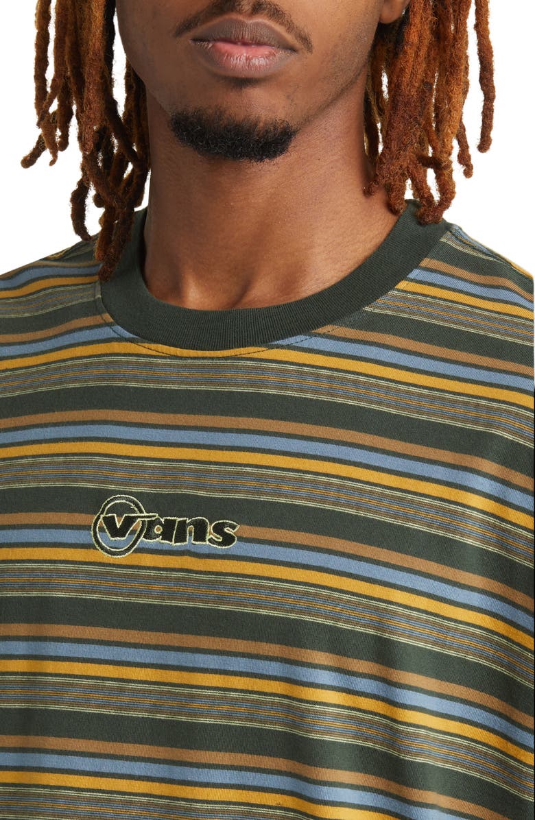 Vans Barwood Stripe Long Sleeve T-Shirt, Alternate, color,