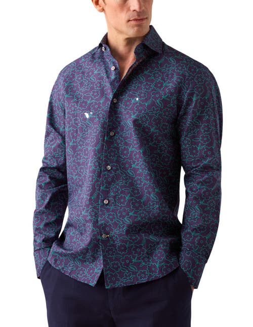 Robert Talbott Reynolds Floral Print Shirt