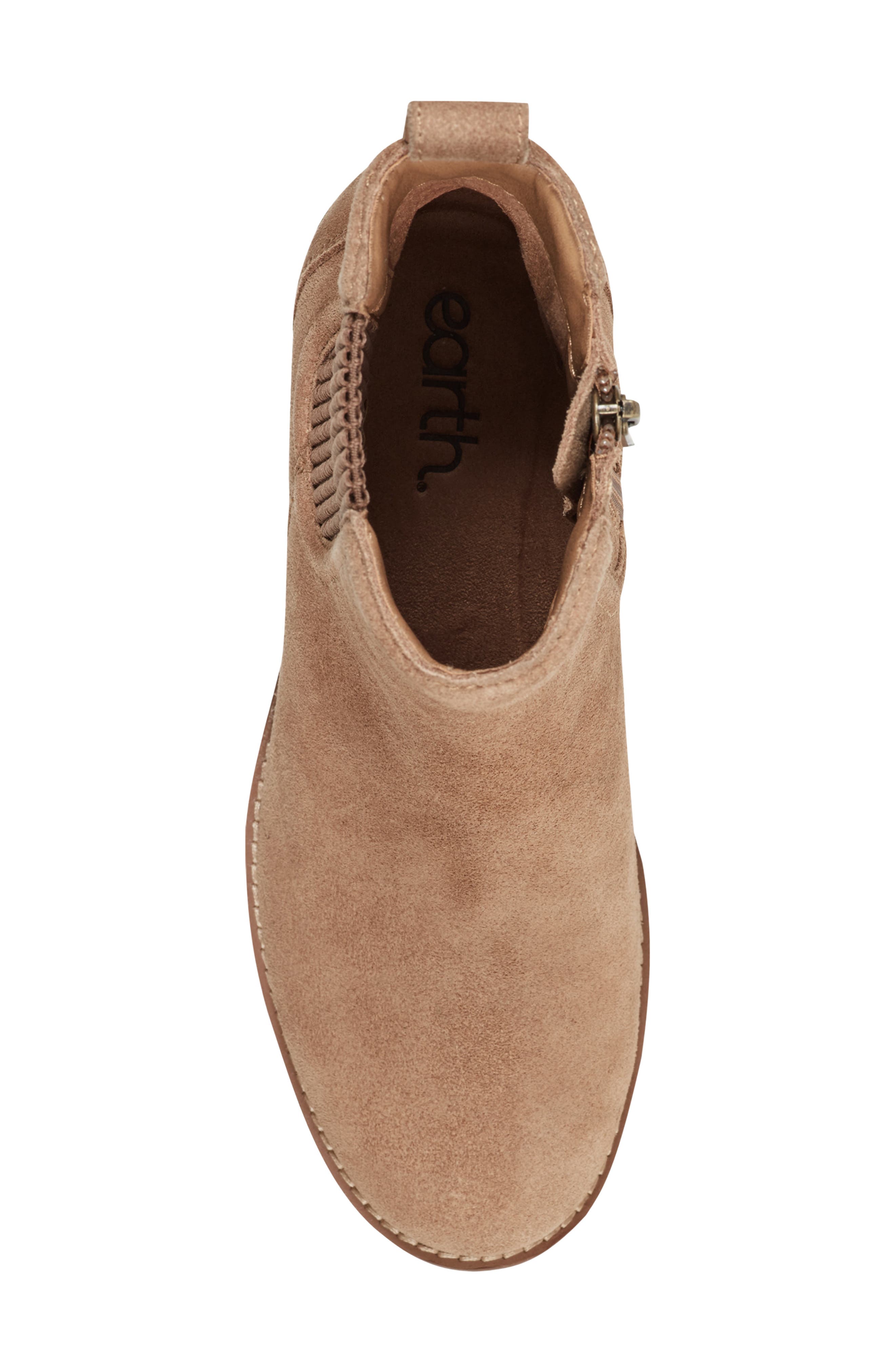 Cassi Side Zip Boot, Alternate, color, MEDIUM BROWN SUEDE